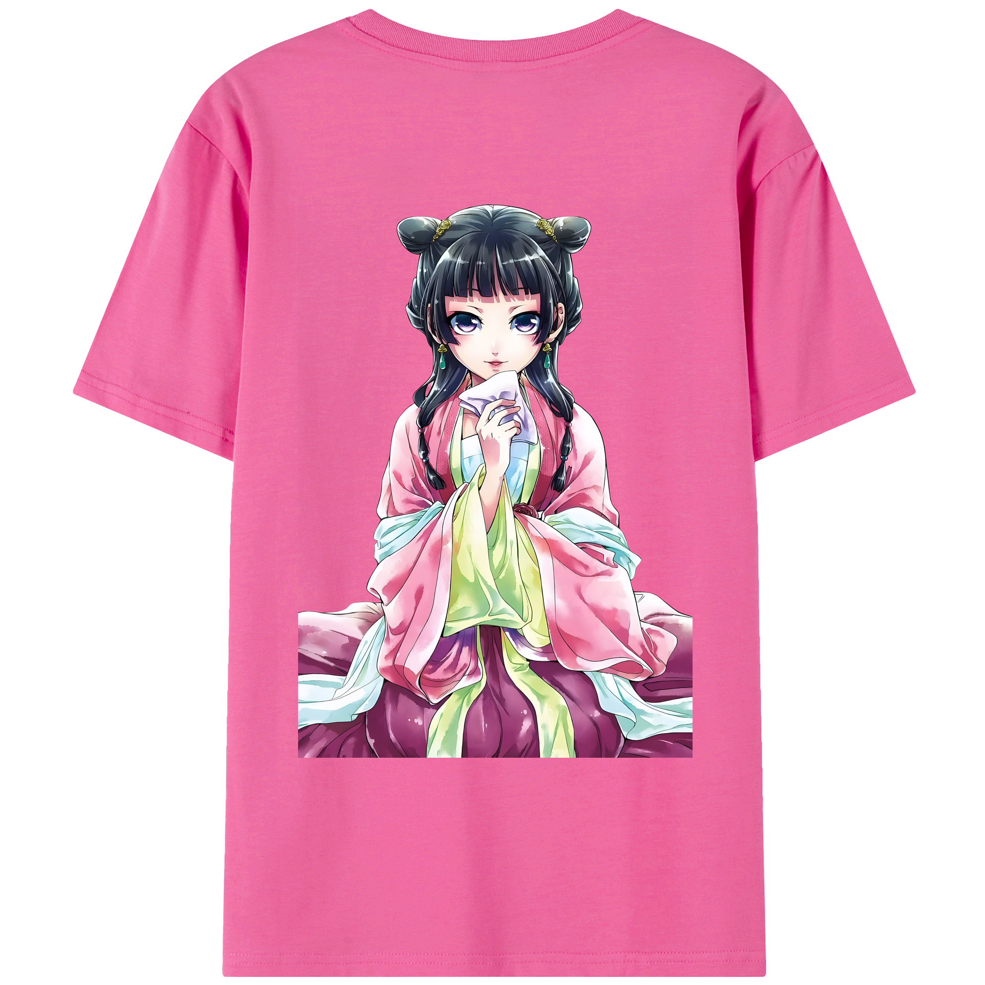 （画像用） 薬屋のひとりごと The Apothecary Diaries レディース半袖Tシャツ(バックプリント)